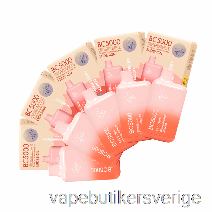 Vape Sverige Bc5000 0% Noll Nikotin Engångs (10-pack)